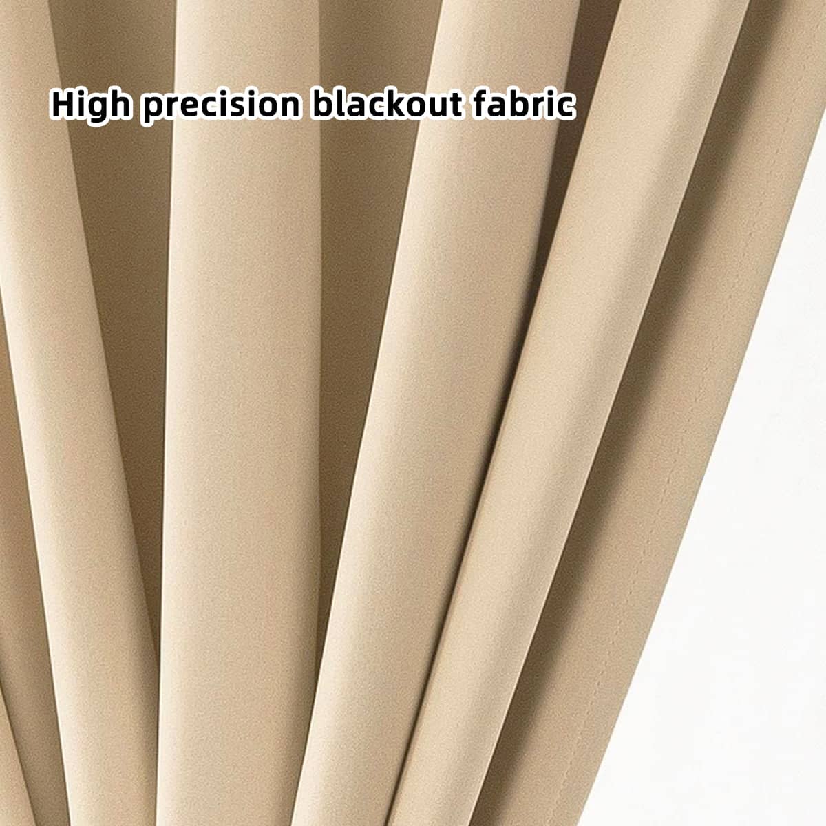 Door Window Curtain for Home Office Bathroom Blackout Durable - Beige, 183 x 64 cm - view 5