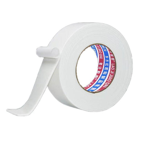 Double Sided White PE Foam Tape, Wide Strip for Sealing - 30mm x 2.5m