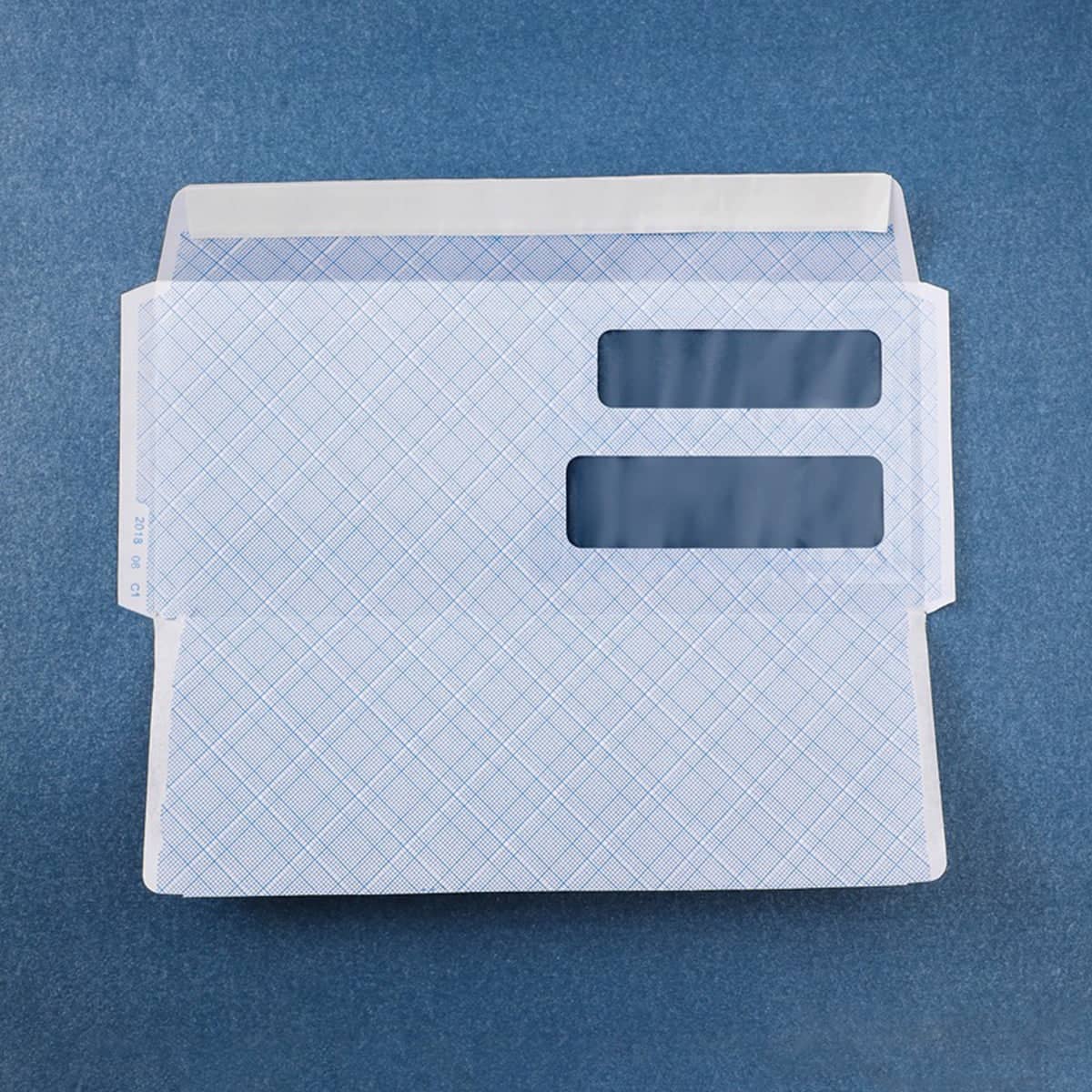 Double Window Business Envelopes White Peel and Seal Mailing Envelopes Pack of 50 - view 5