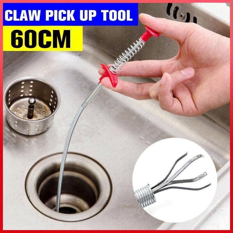 Drain Cleaning Stick with Flexible Claw Cable, 60 cm