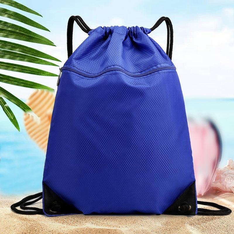 Drawstring Backpack, Splash Protection, 50 x 43 x 1 cm - White - view 4