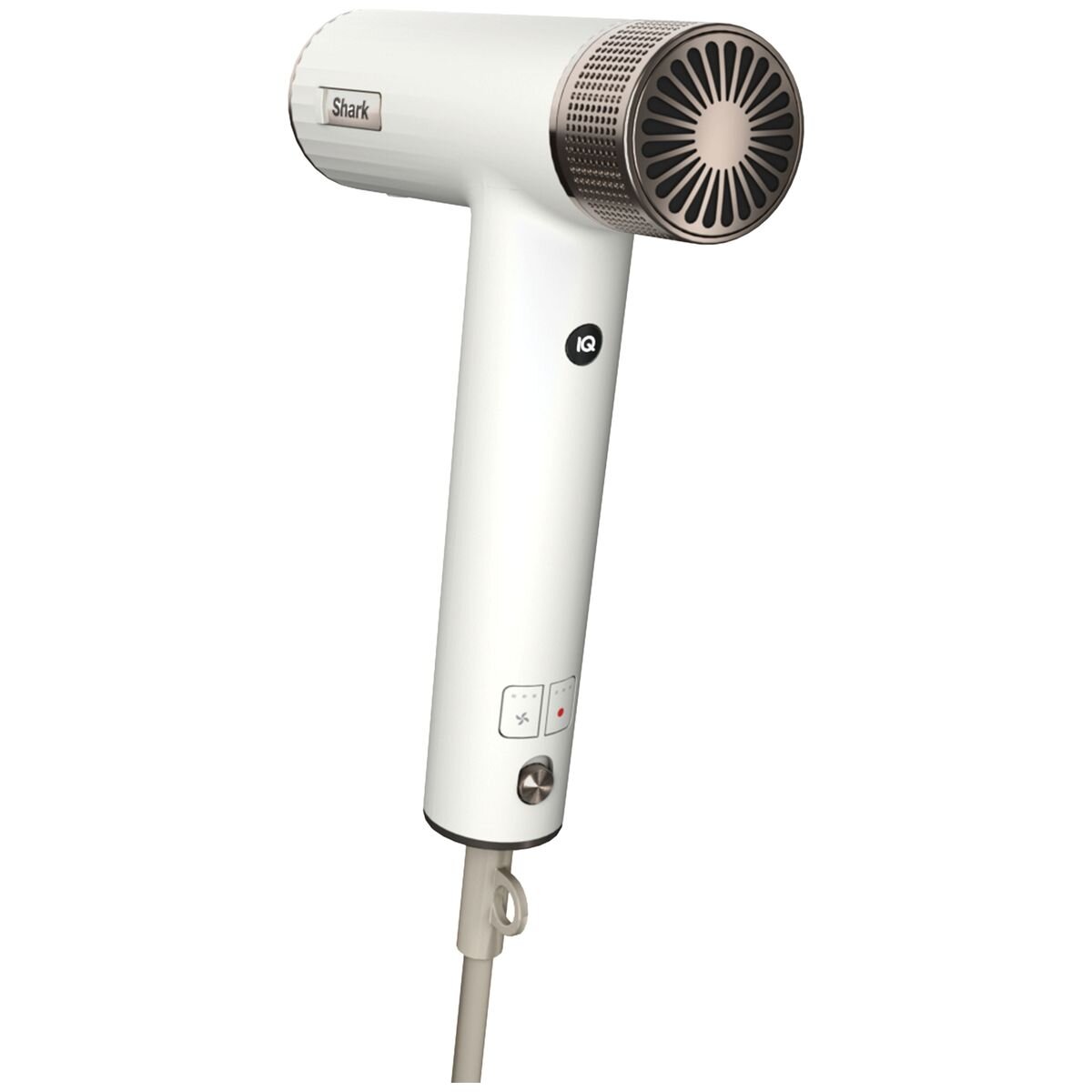 Shark SpeedStyle RapidGloss Finisher and High-Velocity Hair Dryer - White - IQ Styling - HD321ANZ