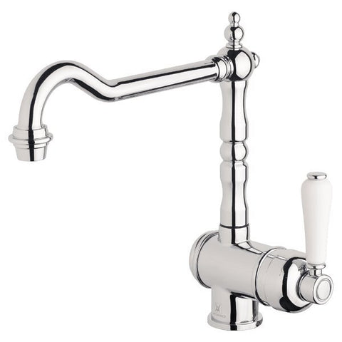 Armando Vicario Provincial Kitchen Mixer Tap - Chrome, Italian Designed and Made, Square Neck - 2050C