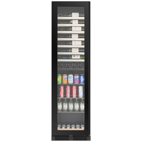 KingsBottle Atelier Fusion Wine and Beverage Fridge - Left Hinge - Black - KB245HX-BK-LHH