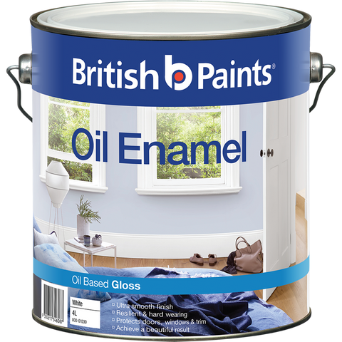 British Paints Enamel Paint - 4L - Synthetic Polymer - Gloss Finish - SuperSaverAU - view 1