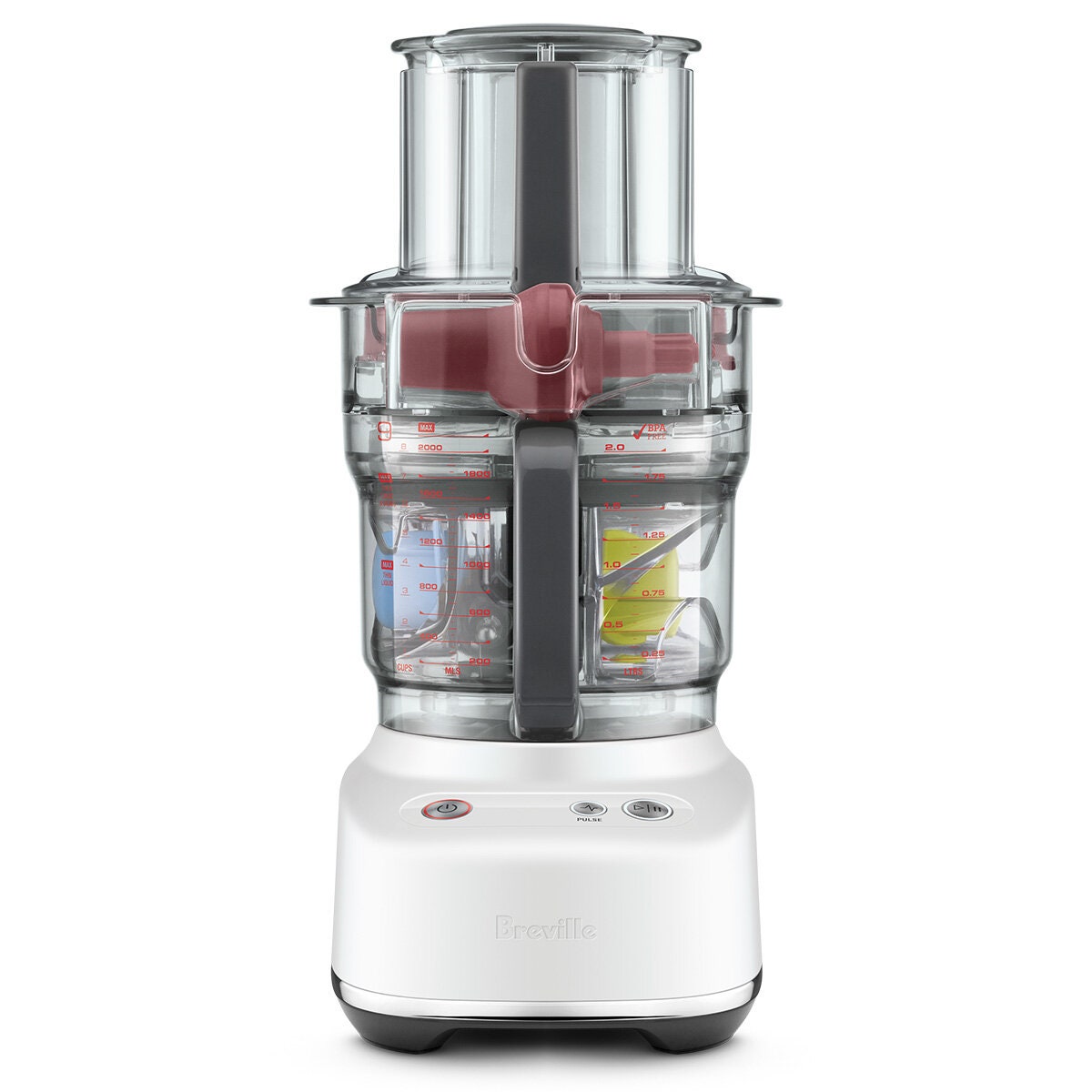 Breville the Paradice 9 food processor - Paradice Kit dicing, 605W, Sea Salt - BFP638SST