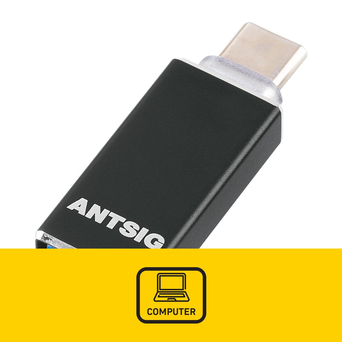 Antsig USB-C Plug to USB-A Socket Adaptor