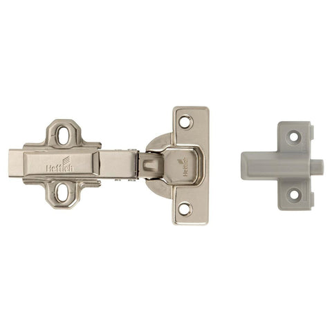 Kaboodle Push To Open Door Hinge - 1 Pair - Nickel Plated - Easy Install - SuperSaverAU - view 1