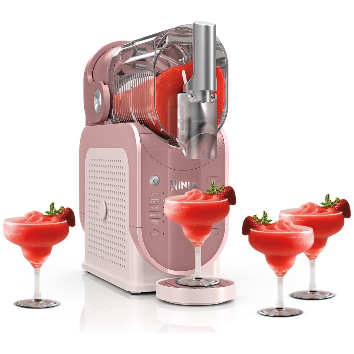 Ninja SLUSHi Professional frozen drink maker 2.6L - Frosé pink - keeps drinks frozen 12 hours - FS302PKANZ