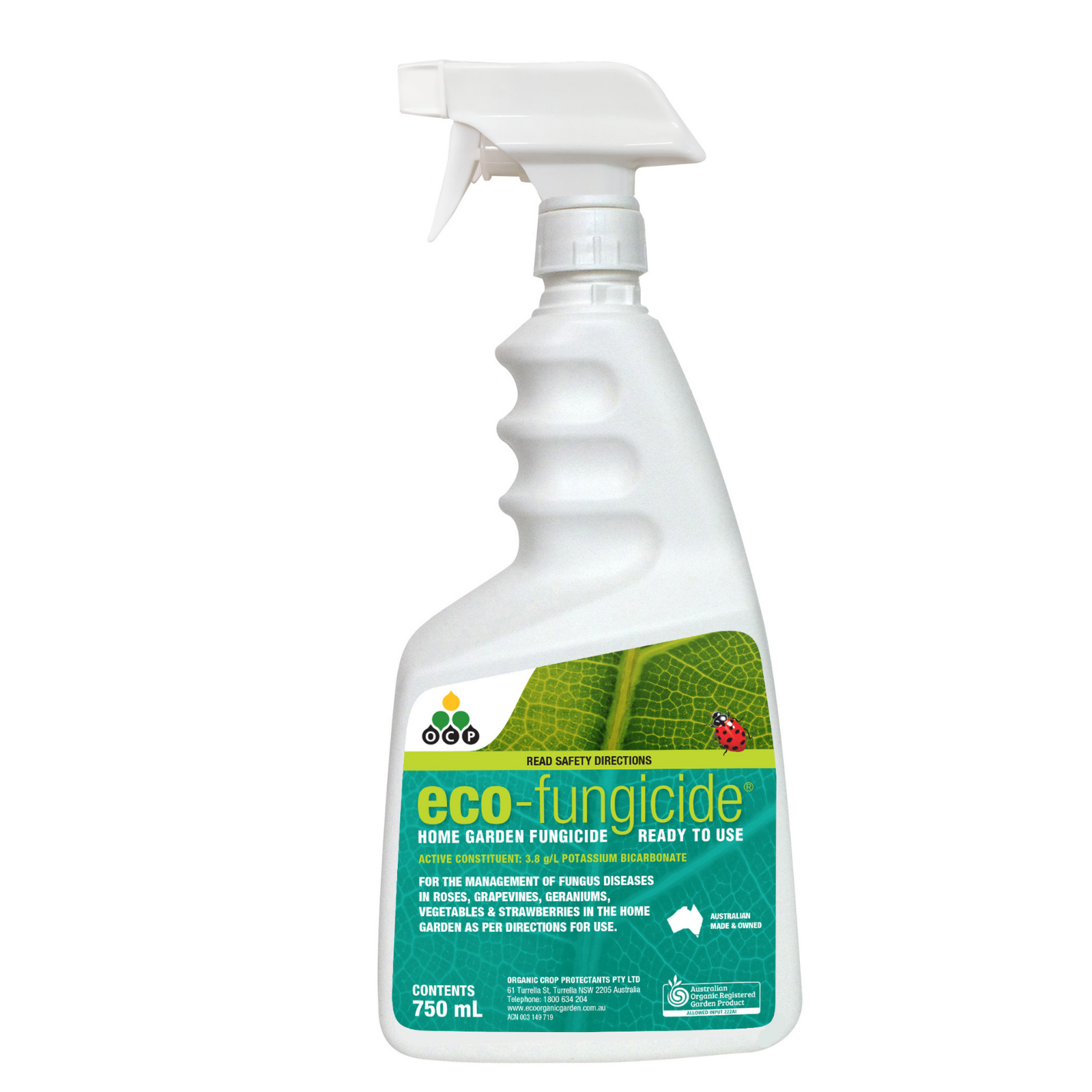 OCP Eco-Fungicide 750ml Ready to Use - Fruit & Vegetable Friendly Contact Spray