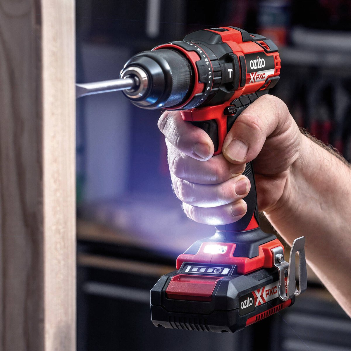 Ozito PXC 18V Cordless Hammer Drill Kit PXHDK-250