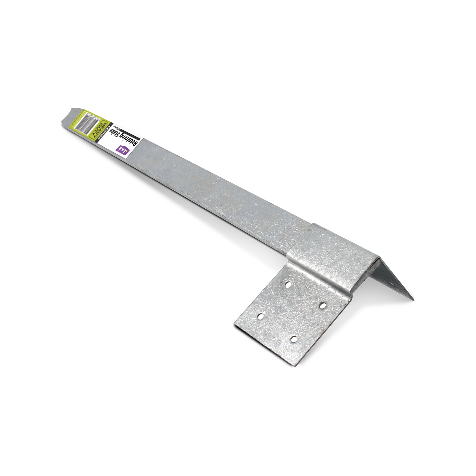 Jack 450mm Galvanised Steel Heavy Duty 90-Degree Corner Sleeper Stake
