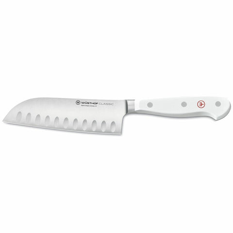 Wusthof Classic 14cm Santoku Knife - White Handle with Forged Blade - 1040231314W