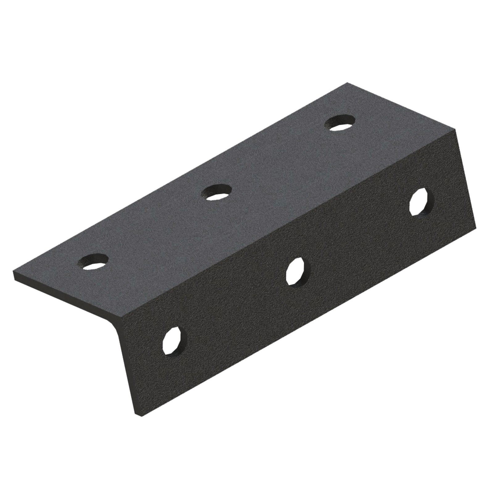 Dunnings 75 x 50 x 5 x 190mm M12 Galvanised Steel Structural Angle Bracket