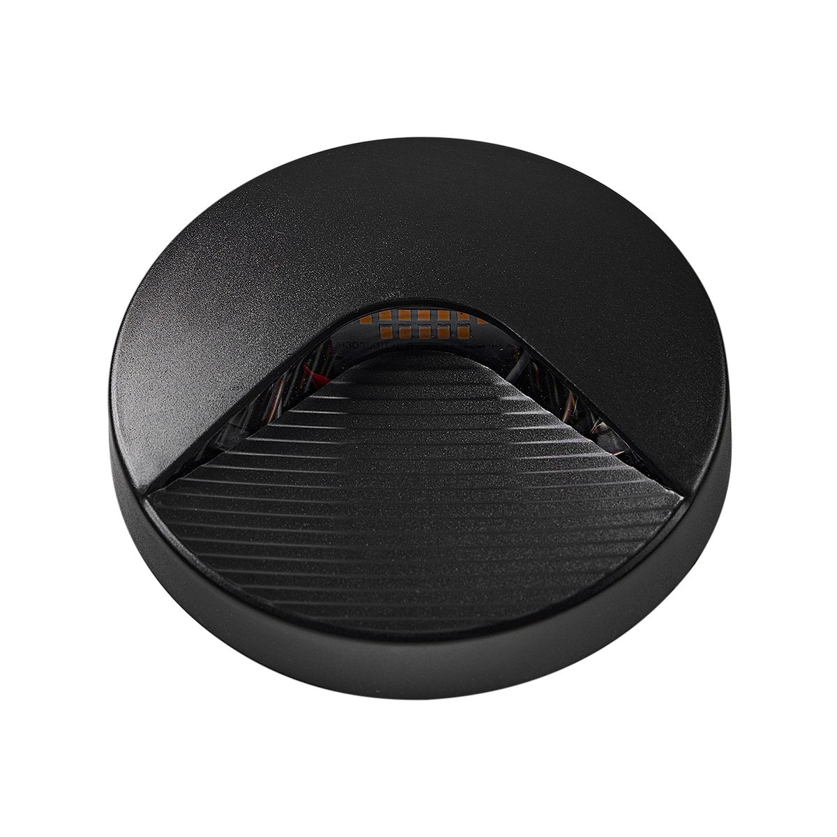 Brilliant Black Sanur 2W 13cm Modern Outdoor Wall and Step Light Hardwired 22589/06