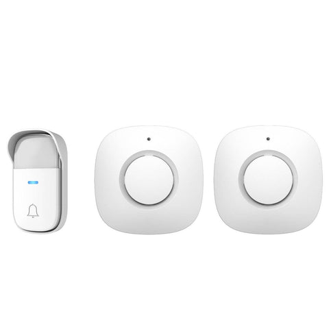 Arlec Wireless Door Chime - 150m Range - White - Kinetic Push Button - SuperSaverAU - view 1