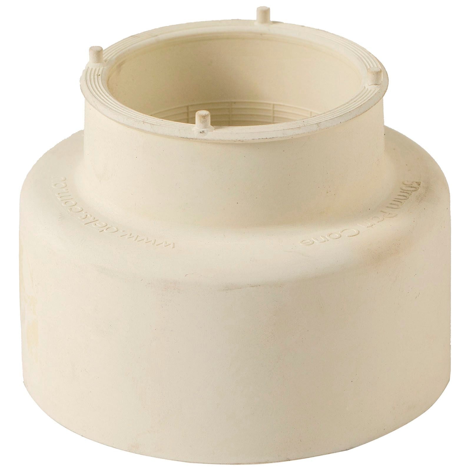 Deks 50mm White Rubber Dekfit Pan Cone