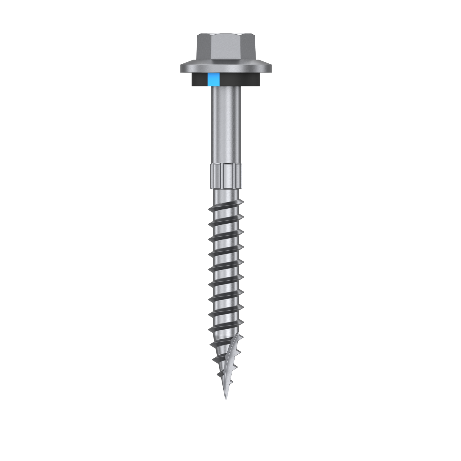 Bremick 14G x 65mm Hex Roofing Screw with Seal, Type 17 Coarse Thread - 50 Pack