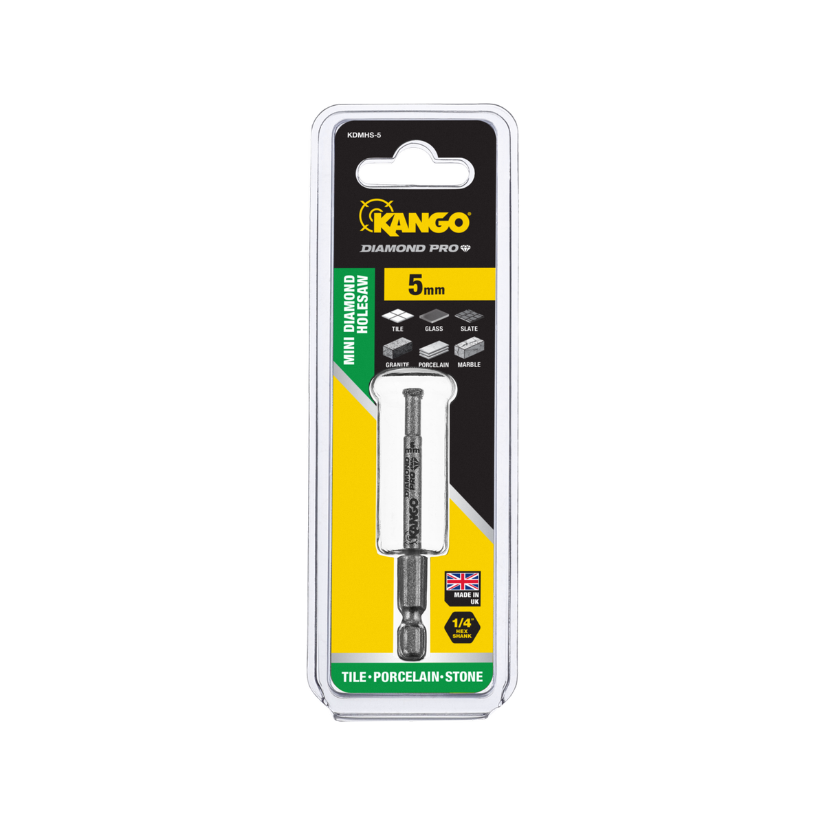 Kango 5mm Yellow Diamond Pro Mini Hole Saw