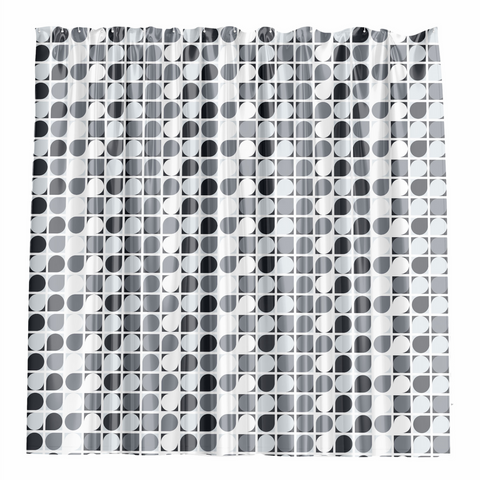 Barelli Polyester Shower Curtain Droplet Dreams 180x180cm - Water-Resistant - SuperSaverAU - view 1