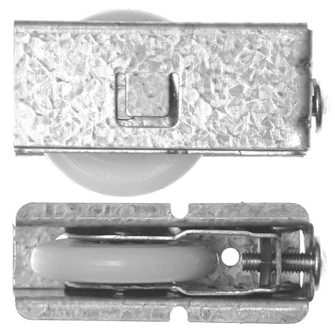Rolltrak Adjustable Steel Carriage & Acetal Roller for Wardrobe Doors