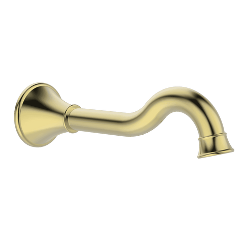 Mondella Maestro Classic Bath Spout Brushed Brass Lead Free Brass 6L/min 5 Star WELS
