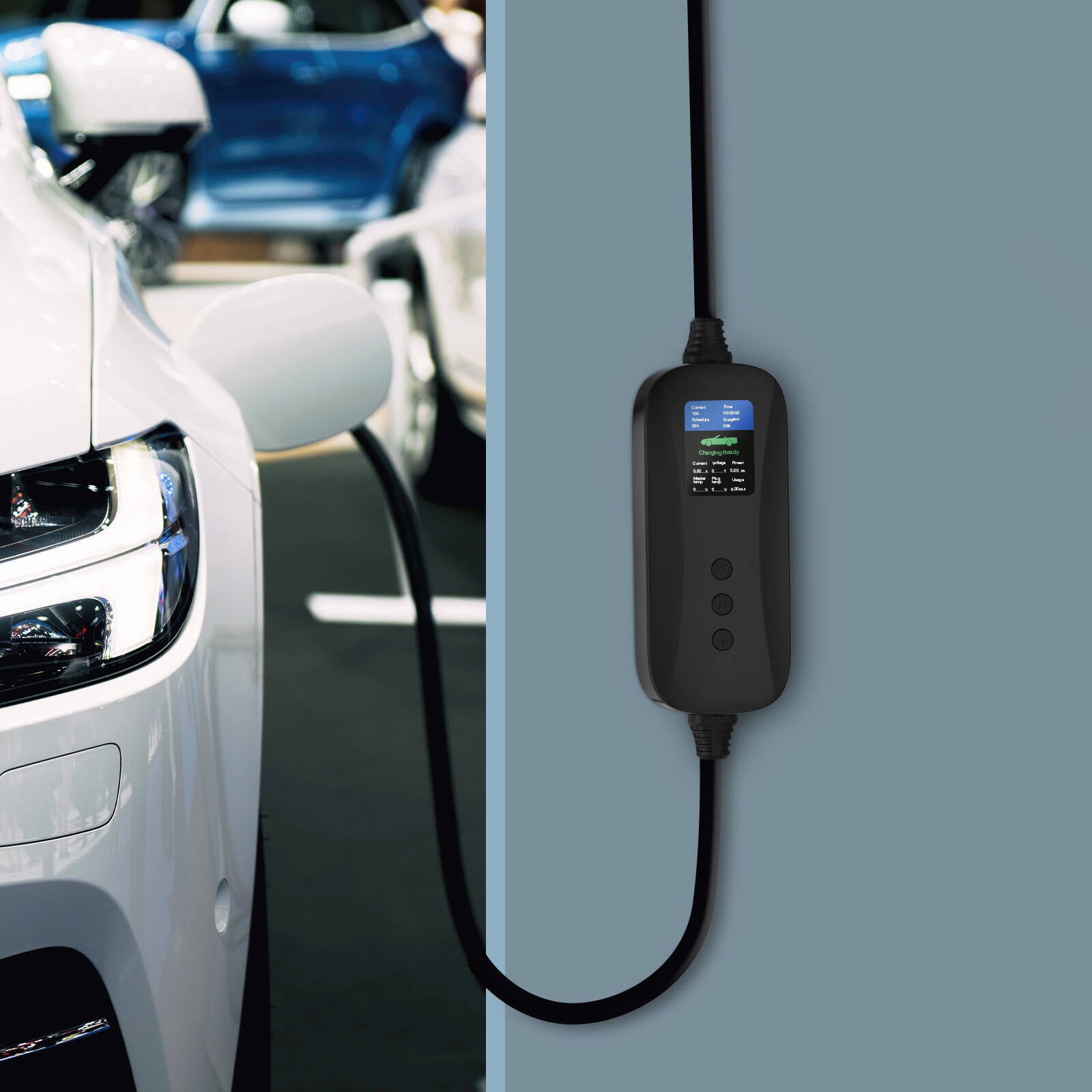 Deta 3.6kW 15A Portable EV Charger with 5m Cable DEVP15B