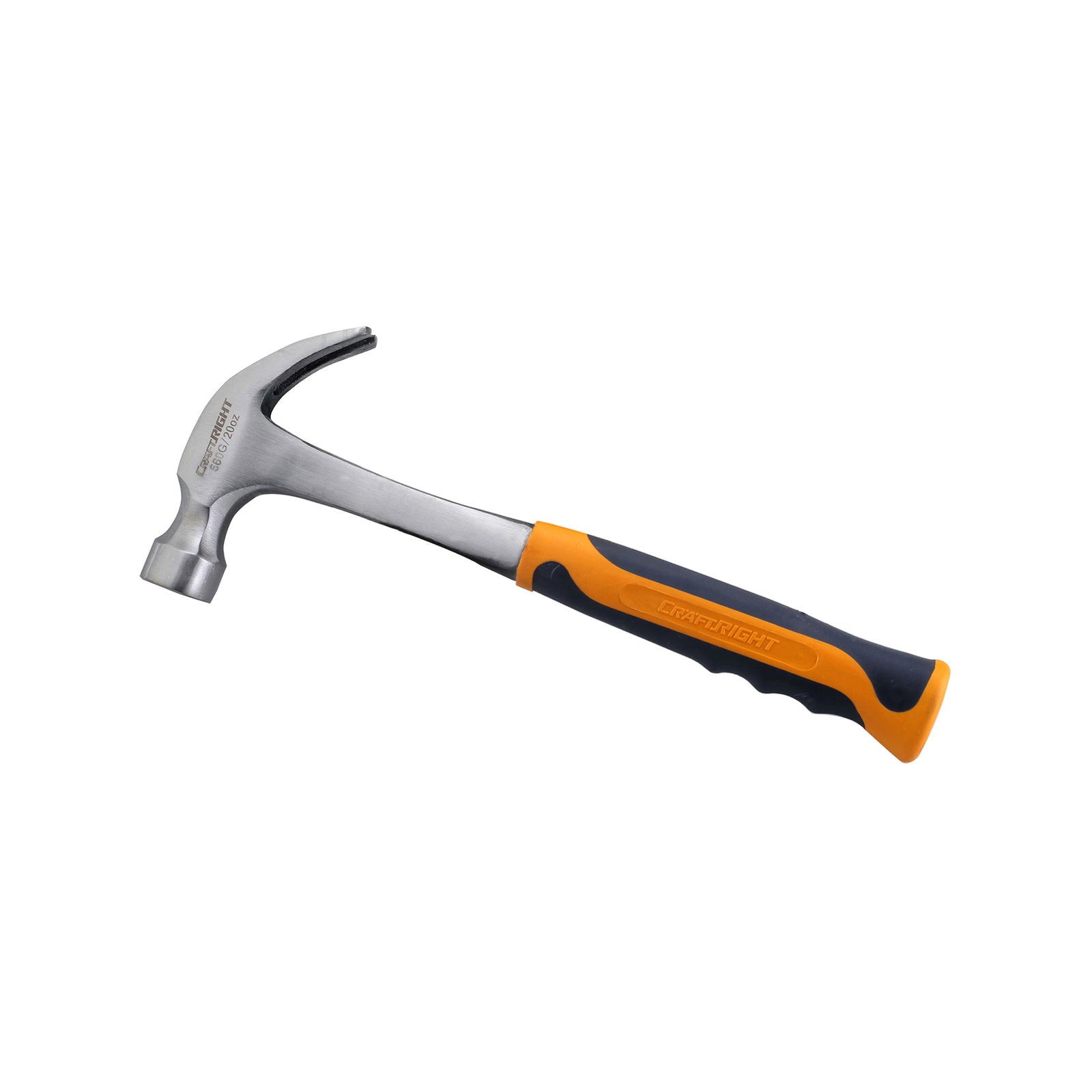 Craftright 20oz Solid Claw Hammer Carbon Steel 560g Head