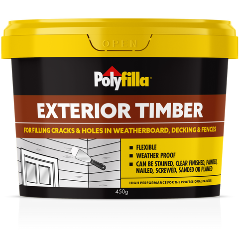 Polyfilla Exterior Timber Filler - 450g - Ready Mixed Paste - Flexible - SuperSaverAU - view 1