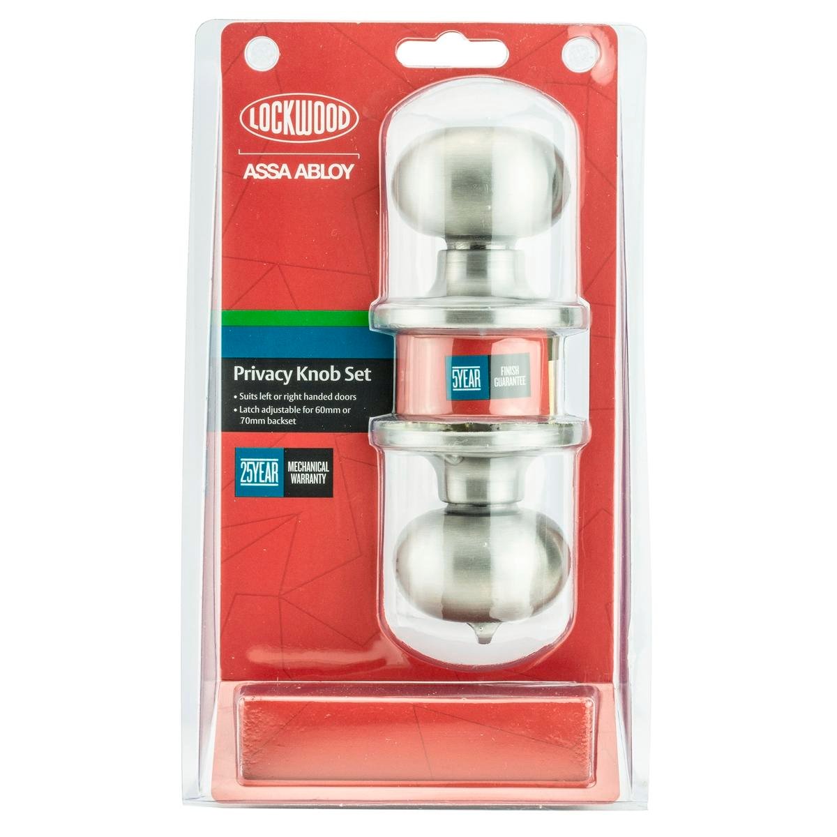 Lockwood Privacy Set - 65mm - Stainless Steel - Easy Install - SuperSaverAU - view 1