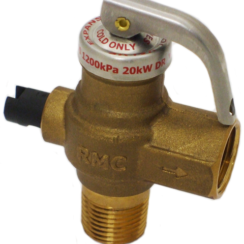 Rmc Expansion Control Valve - 15mm - 1200kpa - Brass - Durable Pressure Management - SuperSaverAU - view 1