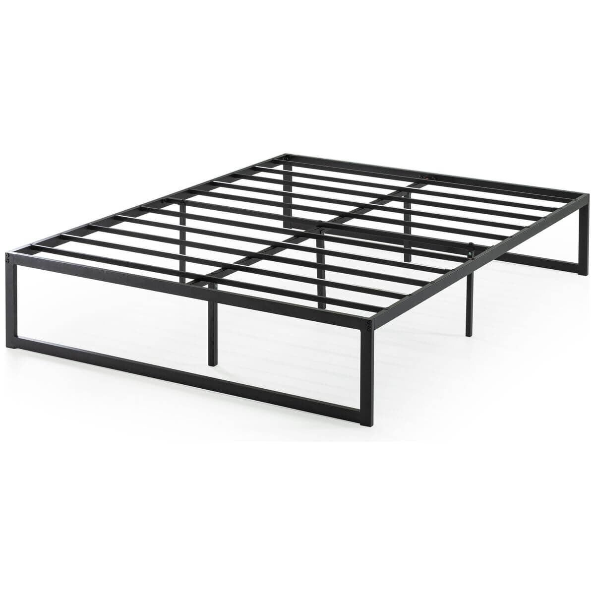 Zinus King Quick Lock metal bed frame - black steel, 35.5cm frame height - AU-QLSP-14K