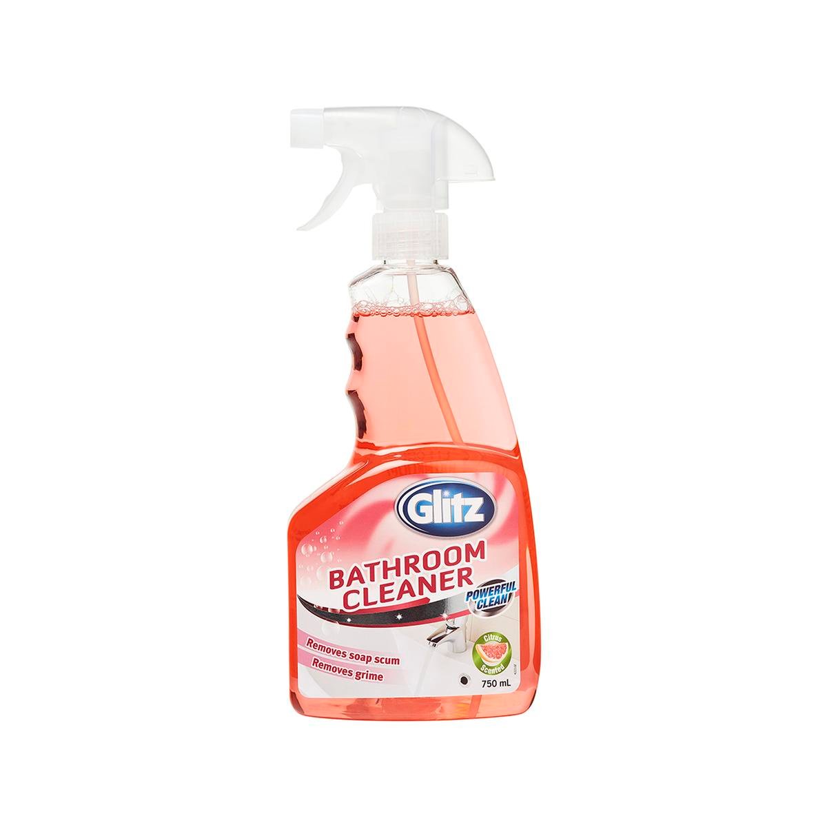 Glitz Bathroom Cleaner, Citrus Scented, 750ml