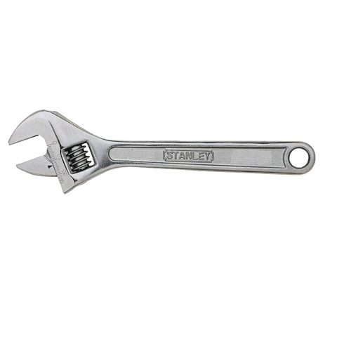 Stanley 150mm Adjustable Wrench, Steel, Rust Resistant