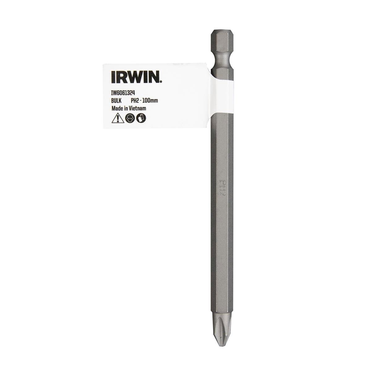 Irwin 100mm PH2 Fastening Bit