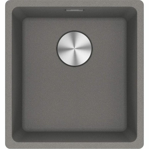 Franke Maris 370mm topmount granite sink - Stone Grey, extension drainer included - MRG610-37SGFPC