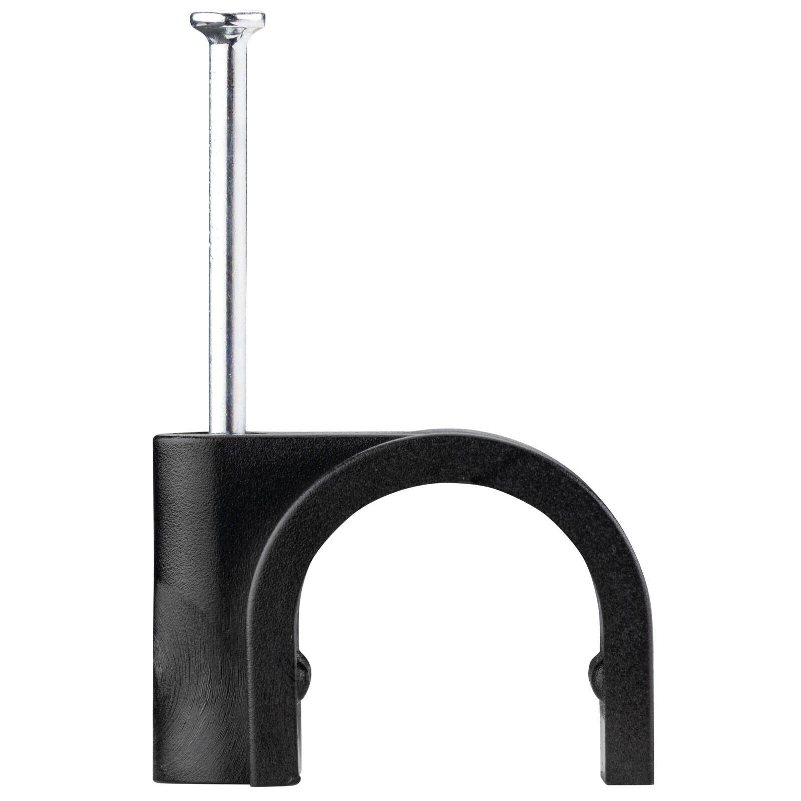 Pope 13mm Poly Mounting Clip, Polypropylene, Black, Secures Poly Tube