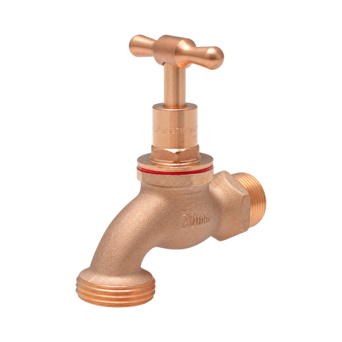 Syneco 20mm Lead-Free Brass Male Garden Tap, WaterMark Certified 500kPa