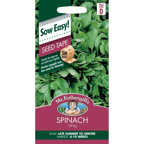 Mr Fothergill's Spinach Seed Tape
