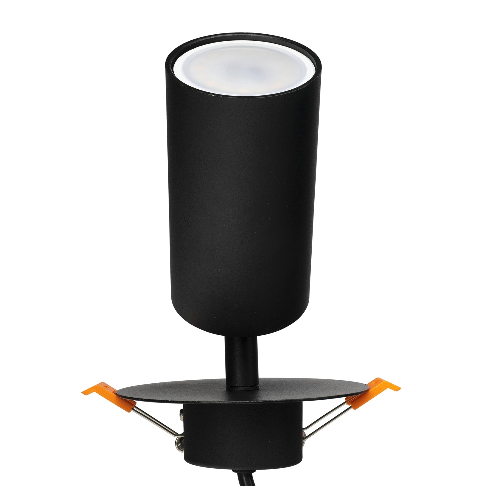 Brilliant Lighting Jez 7W Matt Black Plug In DIY LED Spotlight GU10 21388/06