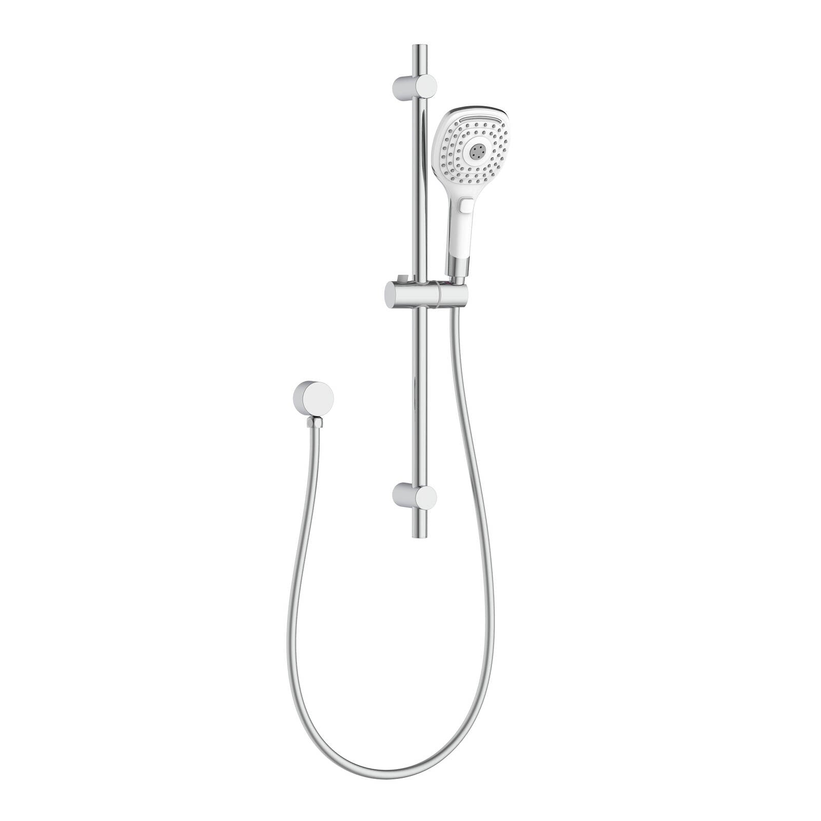 Mondella Cadenza Chrome 3 Function Adjustable Rail Shower Set, 9L/min 3 Star WELS
