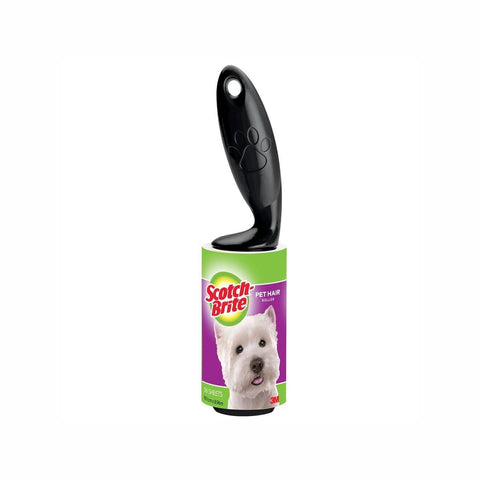 Scotch-Brite Pet Hair Lint Roller - 56 Sheets - Composite - Ergonomic Handle - SuperSaverAU - view 1