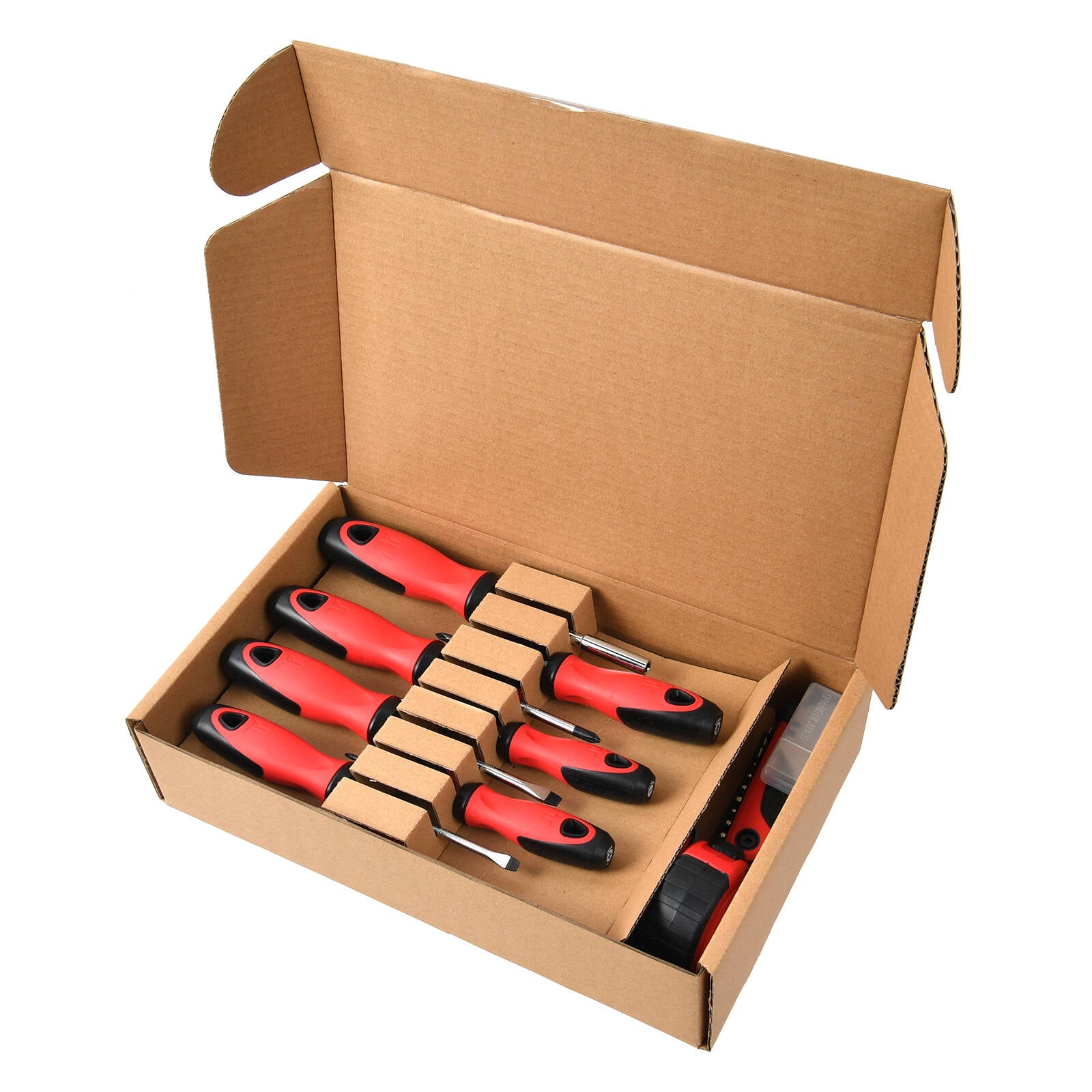 Trojan 35 Piece Tool Kit with Storage Bag, Claw Hammer, Pliers, Screwdriver Bits and Utility Knife