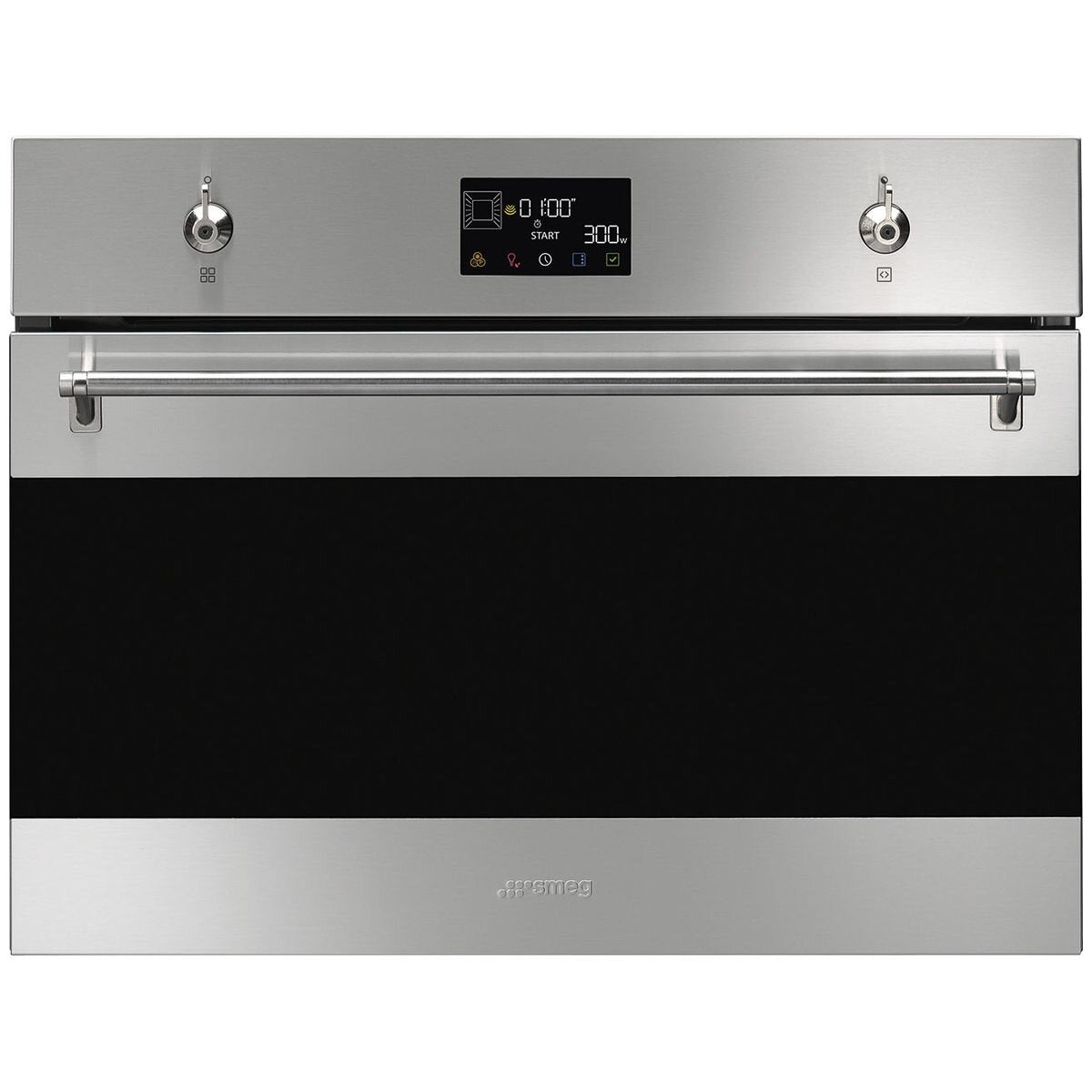 Smeg 45cm Classic Speed Oven - Stainless Steel - Combi Microwave - Air Fry - Vapour Clean - SOA4302M1X