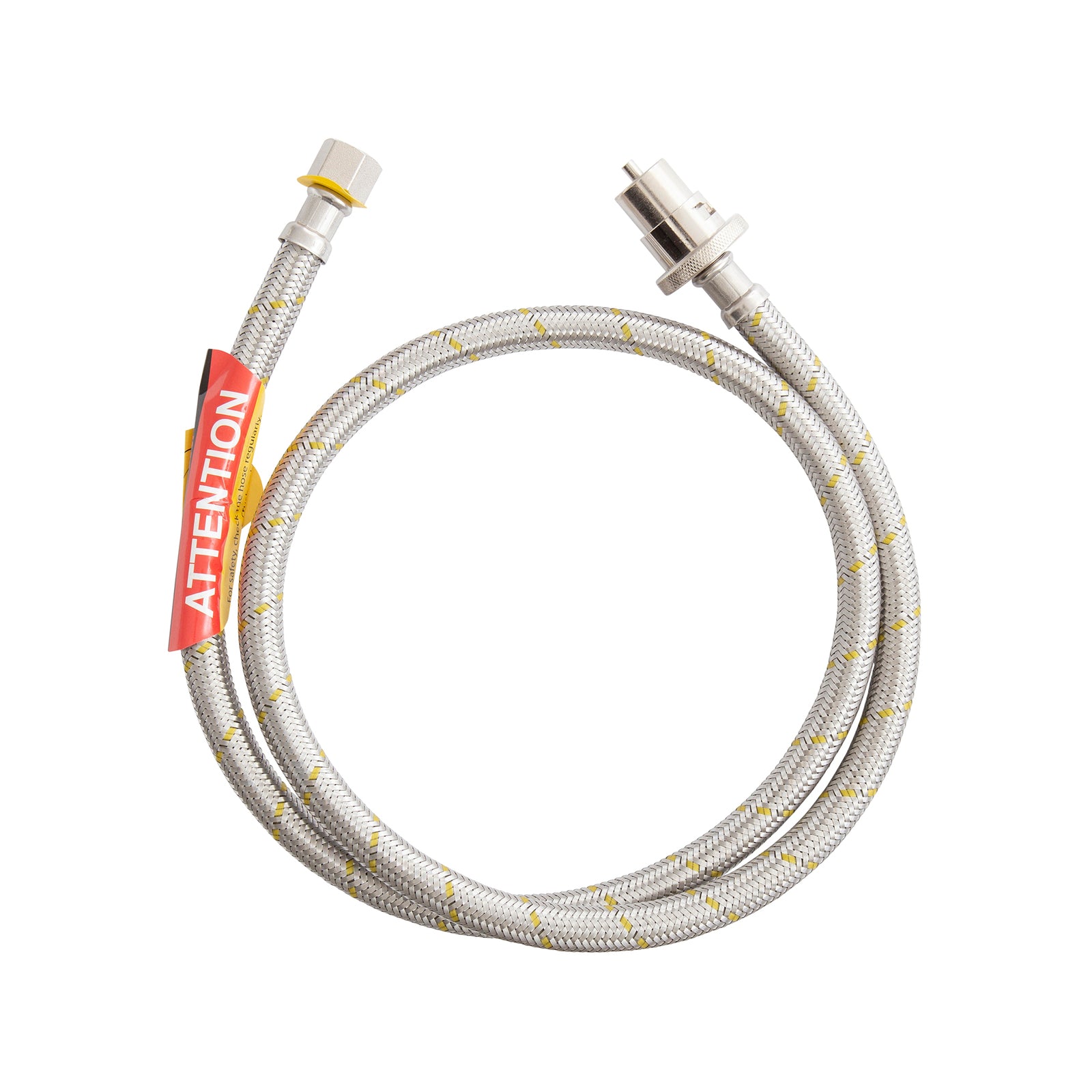 Gasmate 1200mm Bayonet to 5/8" UNF (3/8" SAE) Braided Gas Hose