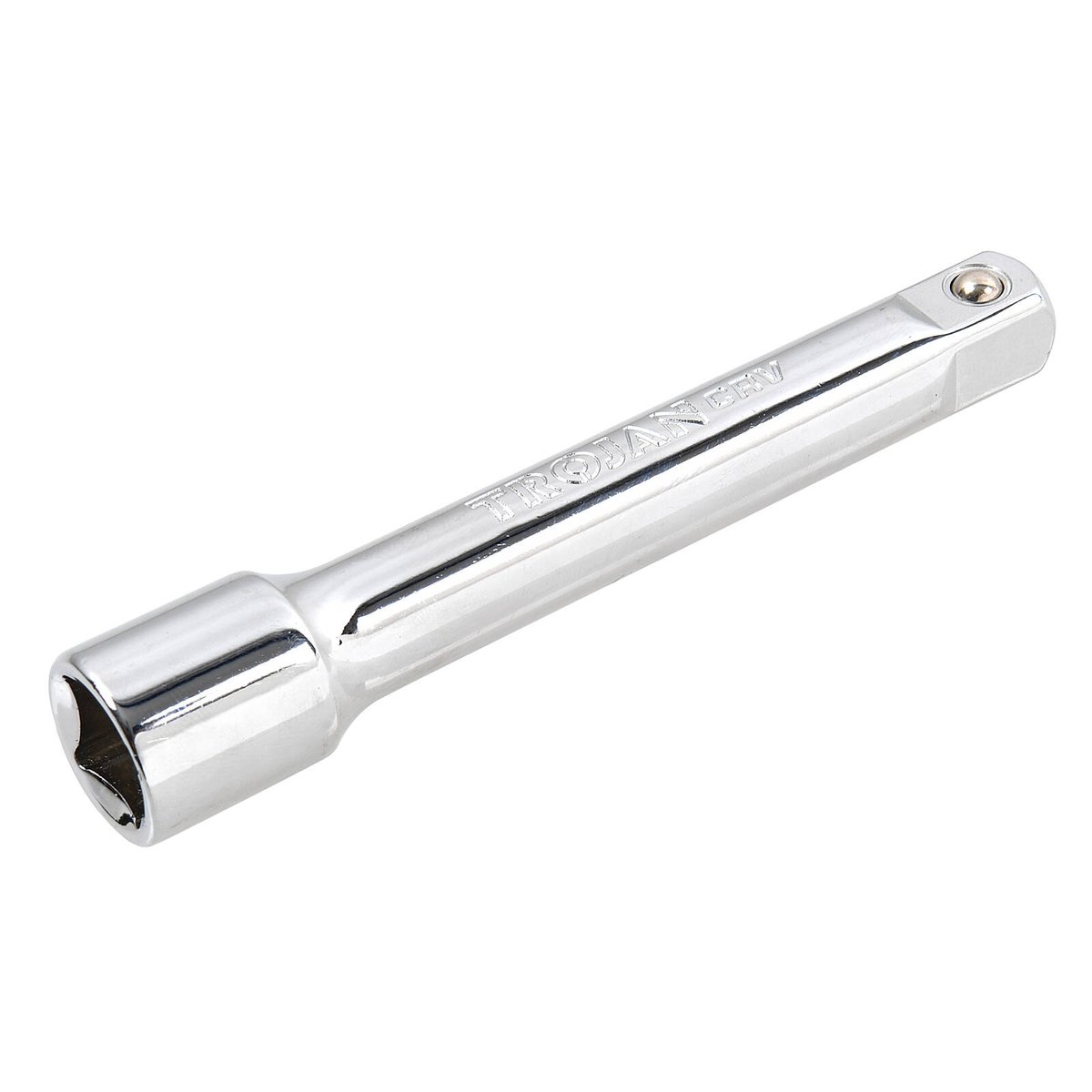 Trojan 125mm Socket Extension Bar - 1/2" Drive - Durable Polished Chrome Vanadium - SuperSaverAU - view 1