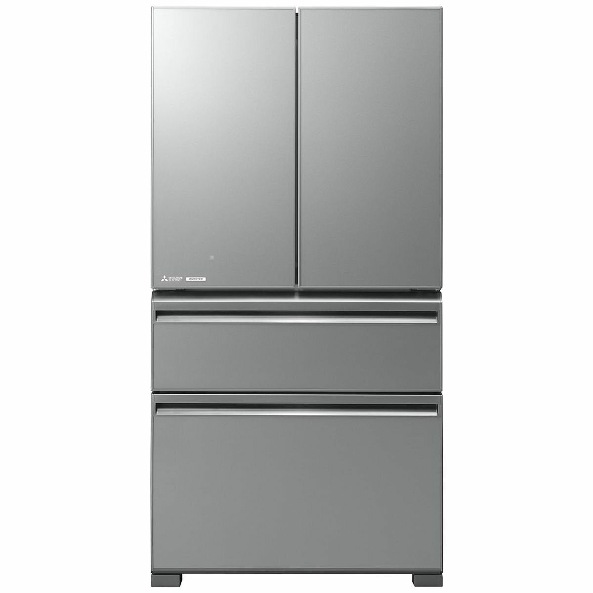 Mitsubishi Electric 564L French Door Fridge - Argent Silver, Multi Airflow System - MR-LX564ER-GSL-A