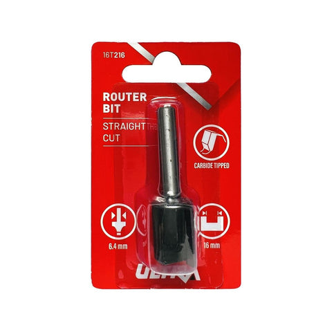 Ultra Router Bit - Straight 16mm - Tungsten Carbide - Durable - SuperSaverAU - view 1