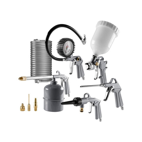 Ozito Air Tool Kit - 9 Piece - Nitto Fittings - DIY Use - SuperSaverAU - view 1