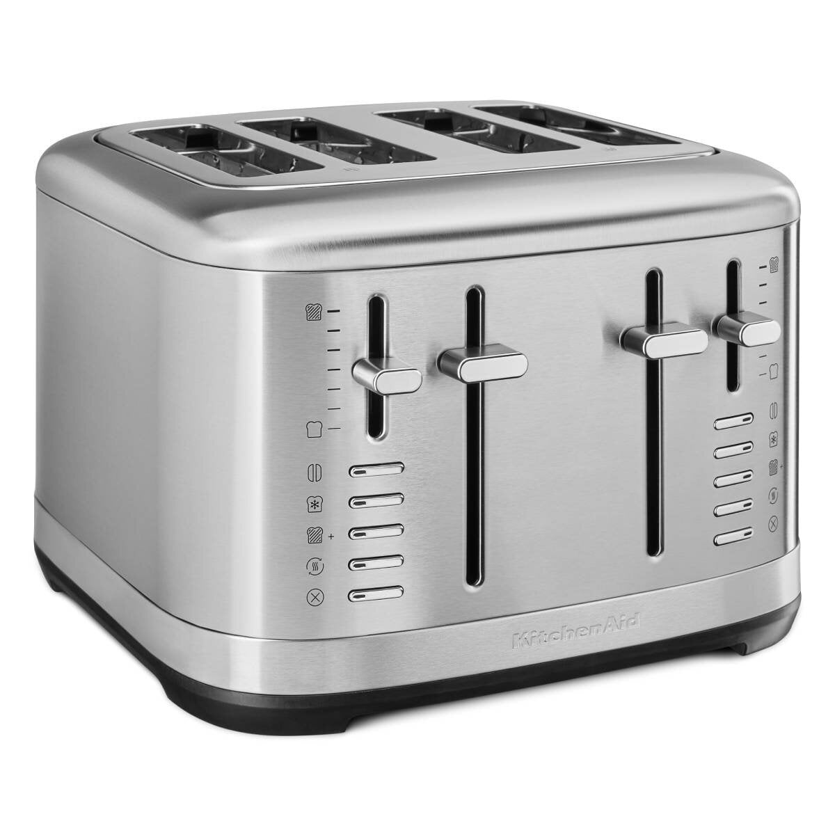 KitchenAid 4 Slice Toaster - Stainless Steel, 7 Shade Settings, 4 Extra Wide Slots - 5KMT4109ASX